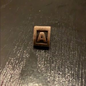 Pandora Bracelet  “A” Charm